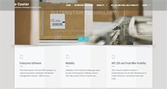Desktop Screenshot of ecouriersoftware.com
